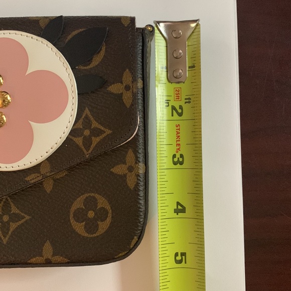 LOUIS VUITTON Monogram Lovely Birds Pochette Felicie Chain Wallet Purse - Picture 11 of 12